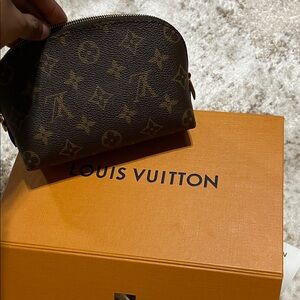 Louis Vuitton Brown Monogram cosmetics pouch
